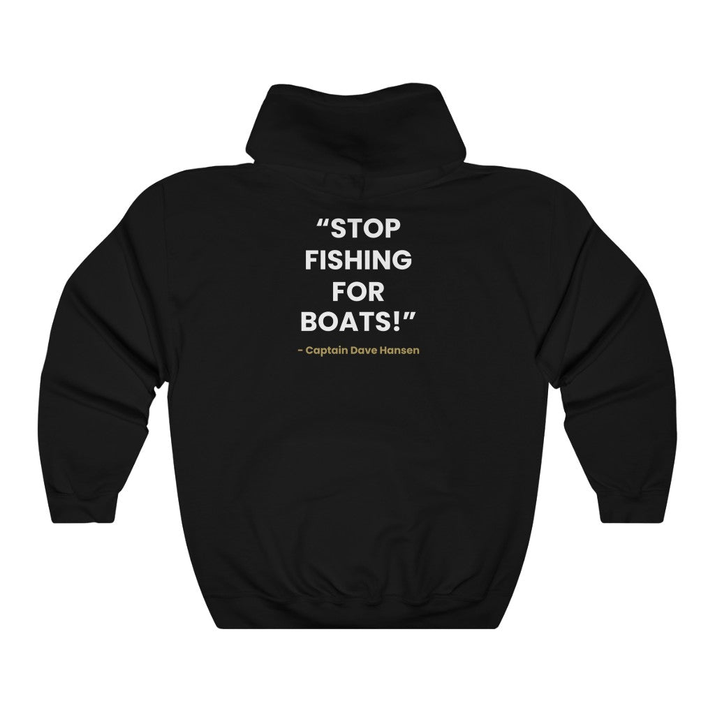unisex YSWG Hooded Sweatshirt (Logo On Front & Quote On Back) Black / 5XL
