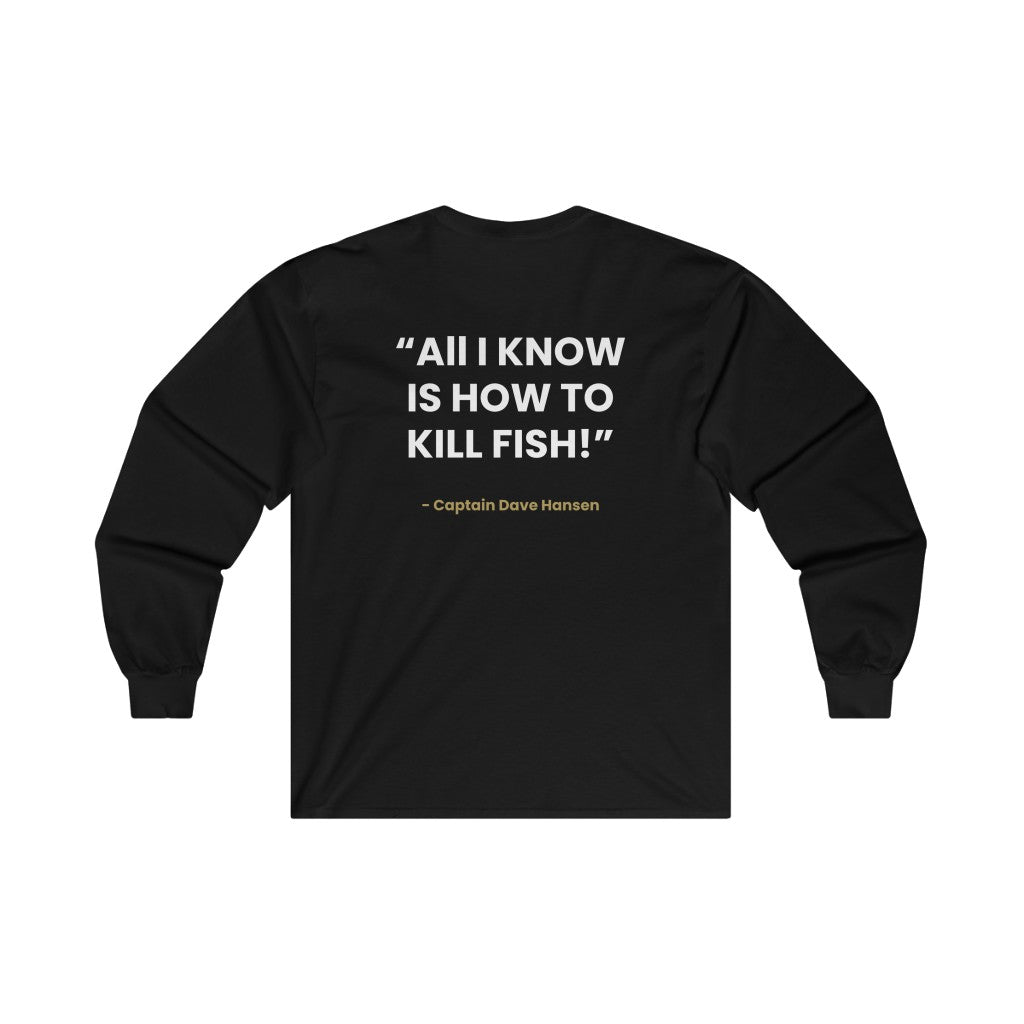 Ultra YSWG Cotton Long Sleeve Tee (Logo On Front with Quote on Back)