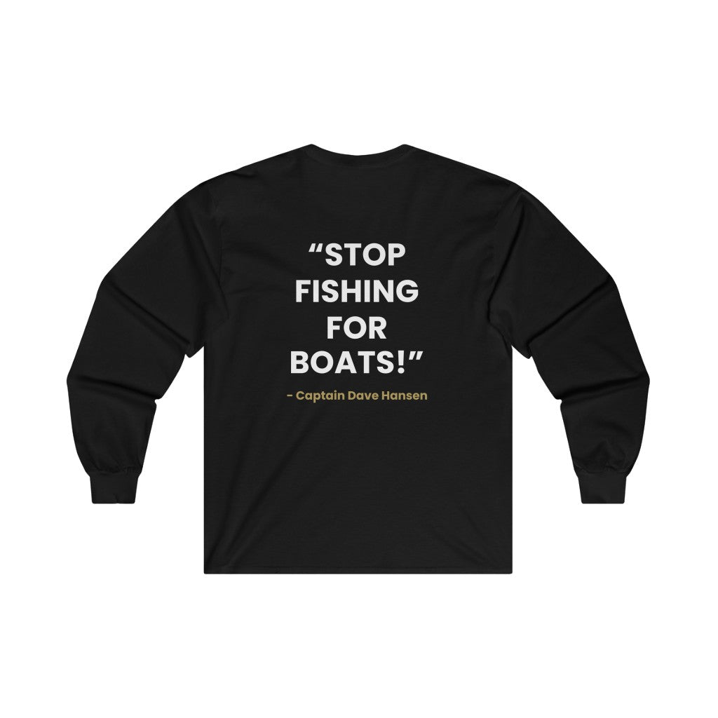 Ultra YSWG Cotton Long Sleeve Tee (Logo On Front with Quote on Back)